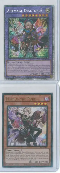 YuGiOh - Artmage Diactorus (Starlight Rare)/Medius the Pure (Ultra Rare) - LOT - Image 1