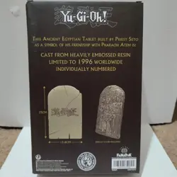 YuGiOh Tablet Of Lost Memories Ingot Replica Official Konami Collectible - Image 2