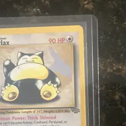 Pokemon TCG Snorlax Jungle 27/64 Non-Holo Rare Vintage 1999 WOTC Card NM - Image 4