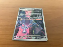 Team Rocket's Mewtwo EX 231/182 Destined Rivals Rare Brazilian Pokemon Card NM - Image 4
