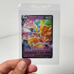 Alakazam V SWSH083 Black Star Promo Ultra Rare Holo Pokemon TCG Card NM - Image 1