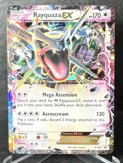 Pokemon TCG Rayquaza EX XY69 XY Black Star Promo Holo Card NM - Image 1