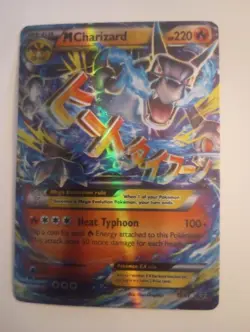 M Charizard EX HP 220 Holographic Pokemon card - Image 1