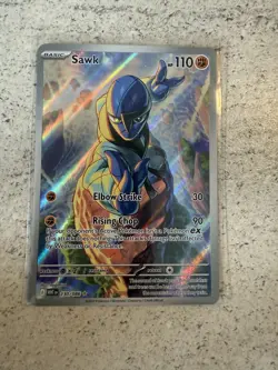 Pokemon Card Sawk 130/086 White Flare English Edition - Image 1