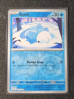 reverse holo Snom 045/162 Pokemon card SV Temporal Forces common NM - Image 1