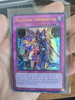 Magicians' Combination LDS3-EN099 Ultra Rare Yu-Gi-Oh Card 1st Edition Gold New - Image 1