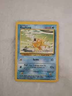 Pokemon TCG Magikarp Base Set 35/102 Vintage WOTC Card LP - Image 1