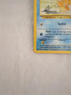 Pokemon TCG Magikarp Base Set 35/102 Vintage WOTC Card LP - Image 4