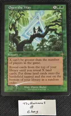 MTG Open the Way RETRO FRAME FOIL MOM: The Aftermath NM/M - Image 1