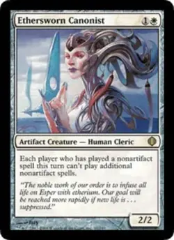Ethersworn Canonist - Foil Magic mtg Light Play, English Shards of Alara x1 - Image 1