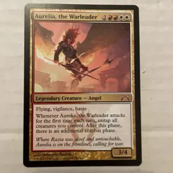 Aurelia, the Warleader Gatecrash Regular Mythic Rare Meg Magic The Gathering - Image 1