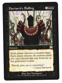 Magic The Gathering MTG - Onslaught ONS 2002 - #161 Patriarch's Bidding NM LOT3 - Image 1