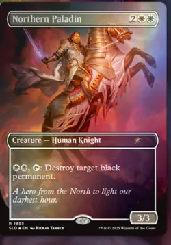 MTG Secret Lair Artist Series KIERAN YANNER northern paladin FOIL Presale - Image 1