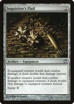 Inquisitor's Flail 1x FOIL MtG FOIL Innistrad SP/NM - Image 1