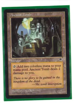 MTG Tempest - 1x Ancient Tomb - MP - Image 1
