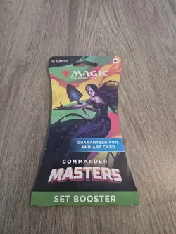 MTG: Magic The Gathering - Commander Masters - Sleeved Set Booster Pack - Image 1