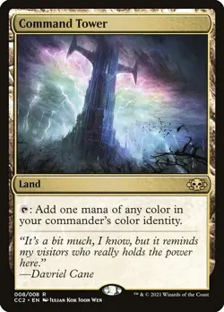 Command Tower Commander Collection: Black NM MTG Non-Foil - Image 1