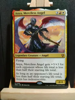 Anya, Merciless Angel - Murders at Karlov Manor Commander - NM (See pics) MTG - Image 1