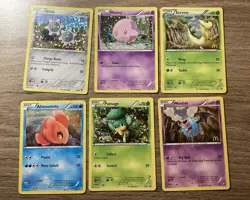 Lot of 6x McDonald's 2011 Confetti Holo Promos - Pokemon TCG - NM Rare - Image 1