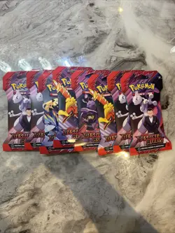 Pokemon TCG 8x Destined Rivals Sleeved Booster Pack Blister NEW SEALED - Image 1