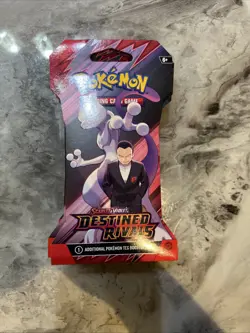 Pokemon TCG 8x Destined Rivals Sleeved Booster Pack Blister NEW SEALED - Image 2