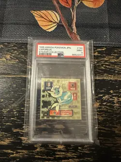 VAPOREON PSA 9 STICKER COLLECTION 1996 AMADA POKEMON JPN VINTAGE 🔥🔥🔥 - Image 1