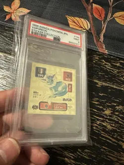VAPOREON PSA 9 STICKER COLLECTION 1996 AMADA POKEMON JPN VINTAGE 🔥🔥🔥 - Image 2
