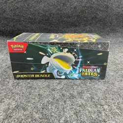 POKEMON Scarlet & Violet Paldean Fates Booster Bundle Display, Sealed, Worn - Image 3