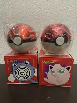 Pokemon Ball 1999 Jigglypuff & Poliwhirl 23k Gold Plated Trading Card Lot Of 2 - Image 2
