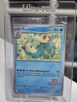 2024 Pokemon Illustration Contest Sealed Promo 3 Pack Feraligatr Pikachu Toxtric - Image 3