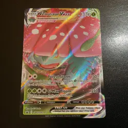 Pokemon TCG Venusaur VMAX SWSH102 Full Art Holo Black Star Promo NM - Image 1