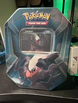 FACTORY SEALED - Pokemon TCG: Darkrai Triple Whammy Collector's Tin - BRAND NEW - Image 1