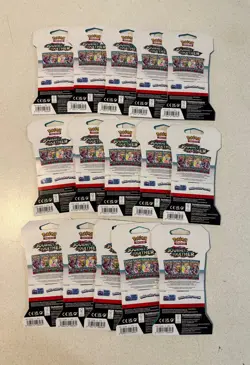 Pokemon Scarlet & Violet JOURNEY TOGETHER TCG booster LOT OF 15 PACKS TOTAL NEW - Image 2