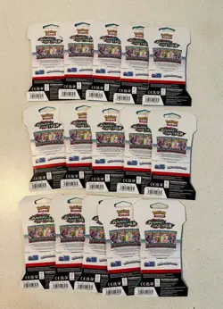 Pokemon Scarlet & Violet JOURNEY TOGETHER TCG booster LOT OF 15 PACKS TOTAL NEW - Image 3