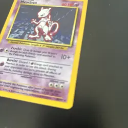 1999-2000 Pokemon Mewtwo Base Set 2 Holo 10/130 - Image 3