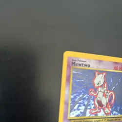 1999-2000 Pokemon Mewtwo Base Set 2 Holo 10/130 - Image 4