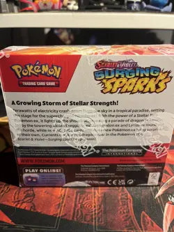 Pokemon Scarlet & Violet TCG Surging Sparks Booster Box New Factory Sealed - Image 2