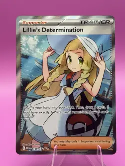 Pokemon TCG Lillie’s Determination 169/132 Full Art Ultra Rare Mega Evolution NM - Image 1