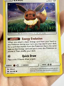2017 Pokemon Eevee Sun & Moon Era Promo 101/149 Cosmos Holo - Image 4