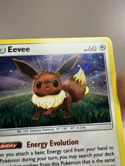 2017 Pokemon Eevee Sun & Moon Era Promo 101/149 Cosmos Holo - Image 5