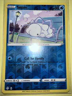 Pokemon TCG Snom Shining Fates 029/072 Reverse Holo Common-NM - Image 1