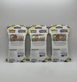 Pokemon TCG Sword & Shield Brilliant Stars Sleeved Booster Pack Lot Of Three!!! - Image 2