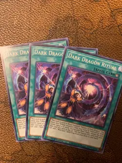 Dark Dragon Ritual DLCS-EN070 Common 1st Edition YuGiOh! NM X3 - Image 1