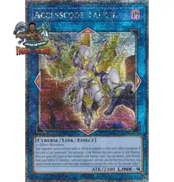 Yugioh! 1x Accesscode Talker RA04-EN079 Quarter Century Secret Rare 1st Ed NM - Image 1