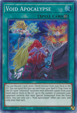 Void Apocalypse (ETCO-EN065) - Super Rare First ed. Yu-Gi-Oh! - Image 1