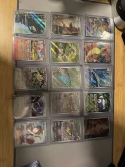 Japanese 151 Pokemon TCG Card Collection Lot of 15 IRs, FAs, And Masterballs - Image 1