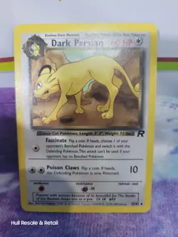 DARK PERSIAN 42/82 Near Mint Team Rocket - Pokemon TCG Card - NM WOTC Vintage - Image 1