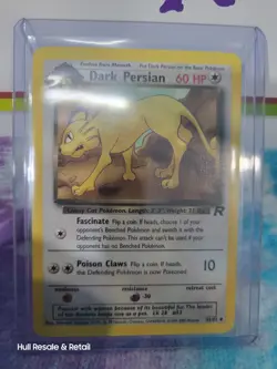 DARK PERSIAN 42/82 Near Mint Team Rocket - Pokemon TCG Card - NM WOTC Vintage - Image 3