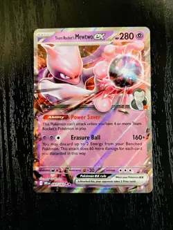 Mewtwo EX 081/182 Rare Holo Pokemon Card Near Mint Condition Never Played - Image 2