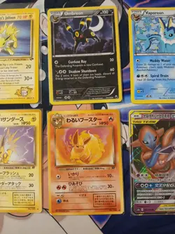 Pokemon Lot Of 16 Evee Cards. Vaporen Bw Promo. Umbreon. Vintage. Eevee.Tag Team - Image 5